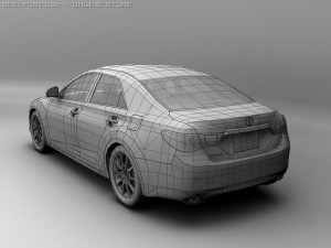 2010 toyota mark x 3Dモデル