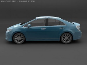 2010 toyota sai hybrid 3D Model