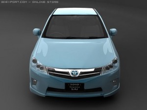 2010 toyota sai hybrid 3D Model