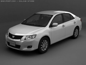 2008 toyota allion 3D Model