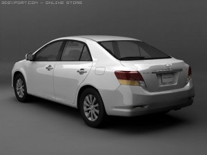 2008 toyota allion 3D Model