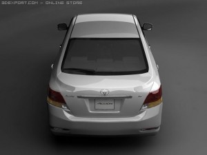 2008 toyota allion 3D Model