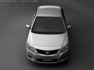 2008 toyota allion 3D Model