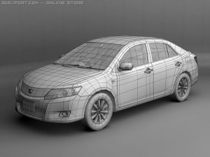 2008 toyota allion 3D Model