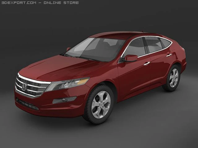 2010 honda accord crosstour 3D Model .c4d .max .obj .3ds .fbx .stl .blend 