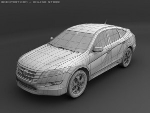 2010 honda accord crosstour Modello 3D