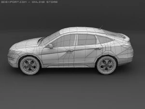 2010 honda accord crosstour 3D Model