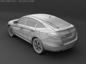2010 honda accord crosstour Modello 3D