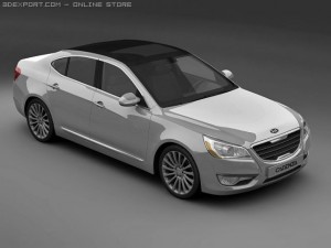 2011 kia cadenza 3Dモデル