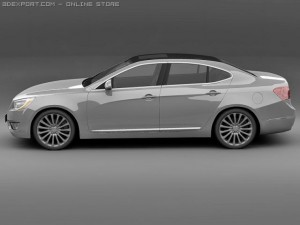 2011 kia cadenza 3Dモデル