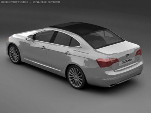 2011 kia cadenza 3Dモデル