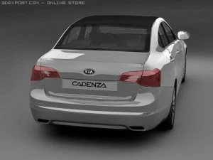 2011 kia cadenza 3D Model