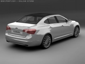 2011 kia cadenza 3Dモデル