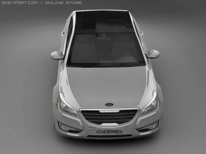 2011 kia cadenza 3D Model
