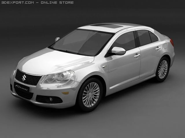 2010 suzuki kizashi 3D Model .c4d .max .obj .3ds .fbx .stl .blend 