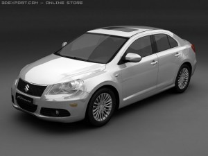 2010 suzuki kizashi Modèle 3D