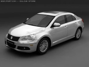 Сузуки Кизаши 2010 года выпуска. 3D Модель