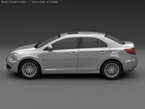 2010 suzuki kizashi Model 3D