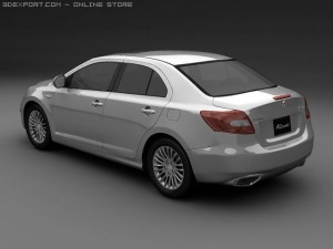 2010 suzuki kizashi Model 3D