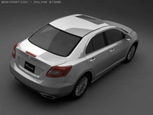 2010 suzuki kizashi Model 3D