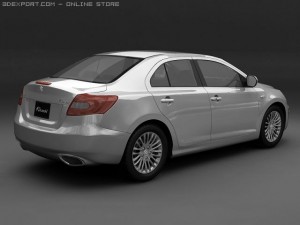 2010 suzuki kizashi Model 3D