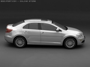 2010 suzuki kizashi Model 3D