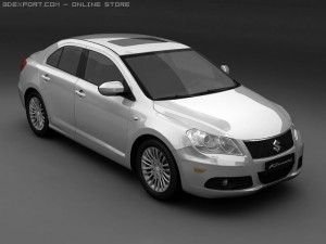 2010 suzuki kizashi Model 3D