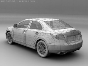 2010 suzuki kizashi Model 3D
