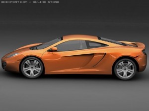 2011 mclaren mp412c Modelo 3D