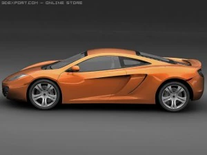 2011 mclaren mp412c 3D Model