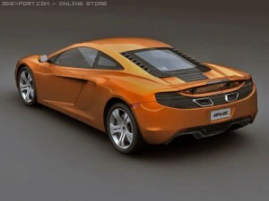 2011 mclaren mp412c 3D Model