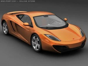 2011 mclaren mp412c 3D Model