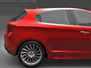 2011 alfa romeo giulietta Modelo 3D