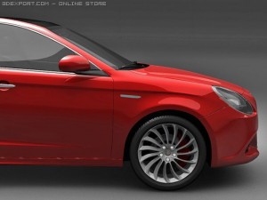 2011 alfa romeo giulietta Modelo 3D