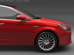 2011 alfa romeo giulietta 3D Model