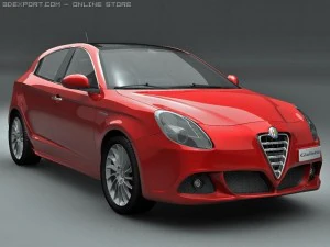 2011 alfa romeo giulietta 3D Model
