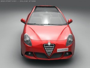2011 alfa romeo giulietta Modelo 3D