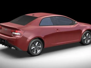 2010 kia forte koup 3D Model