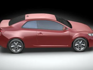 2010 kia forte koup 3D Model