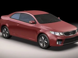 2010 kia forte koup 3D Model