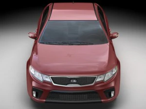 2010 kia forte koup 3D Model