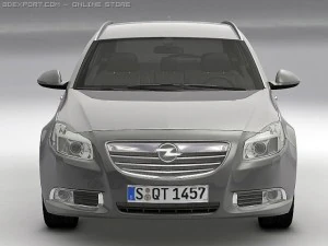 2010 opel insignia sports tourer 3D Model