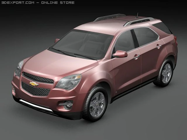 2010 chevrolet equinox 3D Model .c4d .max .obj .3ds .fbx .stl .blend 