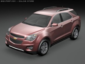 2010 chevrolet equinox Modèle 3D