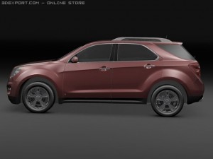2010 chevrolet equinox 3D Model