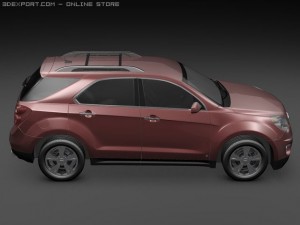 2010 chevrolet equinox 3D Model