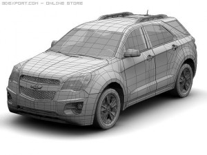 2010 chevrolet equinox 3D Model