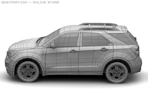 2010 chevrolet equinox 3D Model