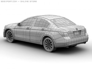 2011 honda accord Modelo 3D