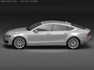 2011 audi a7 sportback 3D Model